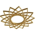 thumbnail image 2 of 34"OD x 13 1/8"ID x 1"P Eleanor Architectural Grade PVC Pierced Ceiling Medallion, Gold, 2 of 9