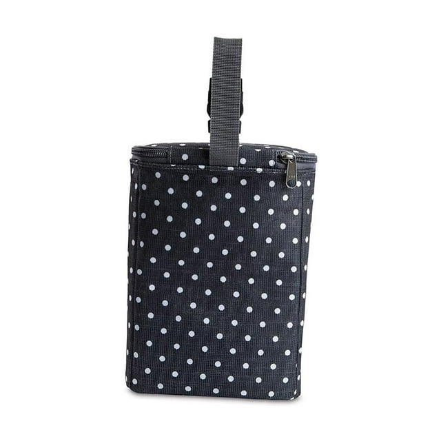 Bolsa de transporte con aislamiento para botella de agua, bolsa portabotellas de poliéster, bolso de mano, bolsa enfriadora de botellas para viaje al
