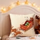 thumbnail image 3 of Cubiertas de Almohadas de Navidad - Cubierta de Almohadas Decorativas Festivas de Lino 18x18 Pulgadas para el Hogar, 3 of 6
