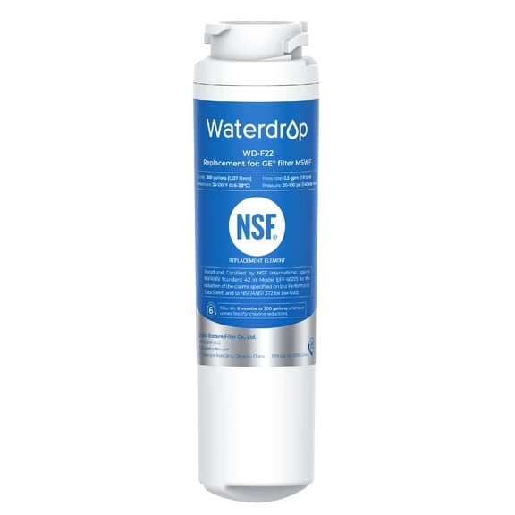 Waterdrop MSWF Replacement for GE® MSWF 101820A Refrigerator Water Filter