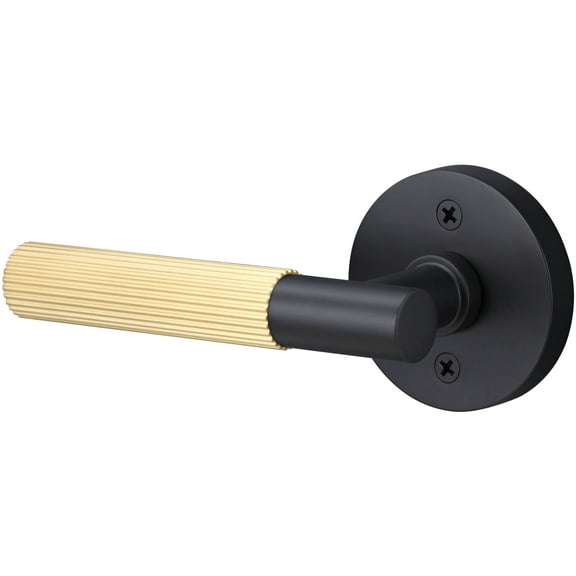 Sure-Loc Ap100-Rd Grip-Skn Aspra Round Non-Turning One-Sided Dummy Door Lever - Black