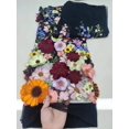 thumbnail image 1 of Three - dimensional sunflower floating soft mesh embroidery lace dress fabric, 1 of 7