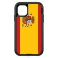 thumbnail image 1 of DistinctInk Custom SKIN / DECAL compatible with OtterBox Defender for iPhone 11 (6.1" Screen) - Spain Spanish Flag Red Yellow - Show Your Love of Spain, 1 of 5
