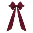 thumbnail image 4 of Toystoory Lazos navideños de terciopelo de poliéster para sillas, ideales para banquetes y eventos navideños. Fáciles de estirar. Suaves Kits de decoración para fiestas, 4 of 6