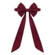 thumbnail image 2 of Advancent Lazos de poliéster para sillas, ideales para la celebración navideña. Bandas de terciopelo burdeos. Suave terciopelo rojo vino. Kits de decoración para fiestas, 2 of 6