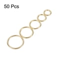 thumbnail image 3 of 16mm/20mm/25mm/32mm/38mm ID Metal O Rings Iron Gold Tone 50 Pack, 3 of 3