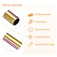 thumbnail image 3 of Unique Bargains 6Pack Reusable Metal Straws, 9.5' Stainless Steel Drinking Straw (0.5' Wide, Straight, Colorful), 3 of 7