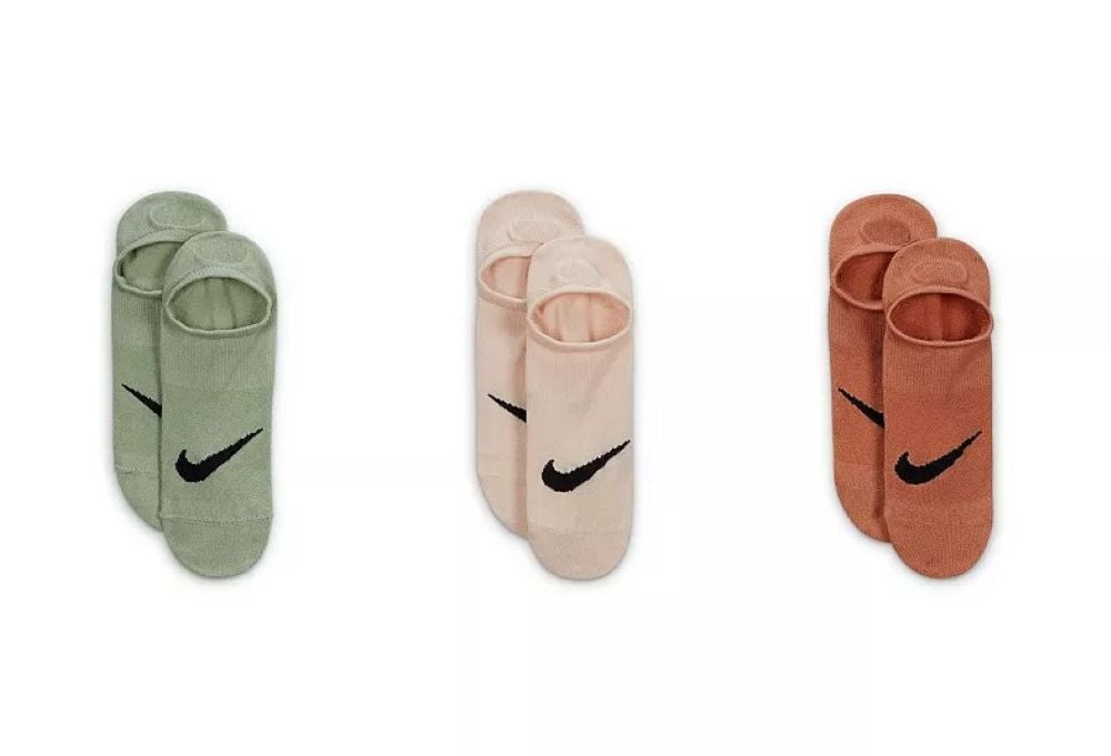 nike women's everyday lightweight no show socks multicolor 6 pack