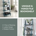 thumbnail image 2 of Kingfisher Lane Bookshelf Ladder - Blue, 2 of 7