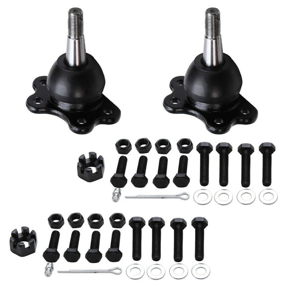 Detroit Axle - Front 2pc Ball Joints for Cadillac Escalade GMC Chevy K1500 K2500 C1500 C2500 Suburban Safari Yukon Astro Blazer Tahoe Savana Express 1500 2500, 2 Upper Ball Joints