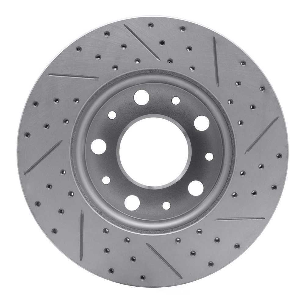 Dynamic Friction Company 830-40114L DFC Geoperformance Rotor - Drilled and Slotted