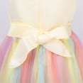thumbnail image 3 of KAWELL Girls Unicorn Princess Dress Flower Rainbow Tulle Dress Party Dress for 3-8 Years Old, 3 of 7