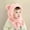Pink, variant on Baby Winter Hats Scarf Set Soft Knitted Skull Cap Warm Hat for Kids Hats Essentials