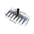 thumbnail image 3 of Danhjin A Hoe Hoe Weeding Artifact Agricultural Digging Vegetables Flower Shovel Digging Land Planting Vegetables Agricultural Loosening Tools Steel Rake Rake, 3 of 8