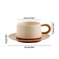 thumbnail image 3 of Rebajas Grandes, Tazas Y Platillos De Cafe Ceramica Modas Tazas Hogar Originalidad Tardes Tazas De Te Juego De Tazas De Cafe Akmoler, 3 of 9