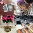 thumbnail image 3 of Firefly Hope 200 Pcs Mixed Color 1×1cm Square Laser-Cut Crystal Glass Mosaic Tiles, DIY Creative Art Craft Materials for Home Decor & Art Projects, Multicolor D, 3 of 5