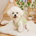 thumbnail image 4 of Adorable Dog Winter Coat with Traction Rope, 2-leg Button Closing Comfortable Thickened Pet Cotton Clothes for Small Dogs Puppy, 4 of 7