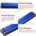 thumbnail image 4 of Aibecy Professional Harmonica 24 Hole Key of C Diatonic Harp for Blues Folk Jazz Pop with Case Suitable for Student Teacher Beginner Gift, 4 of 6