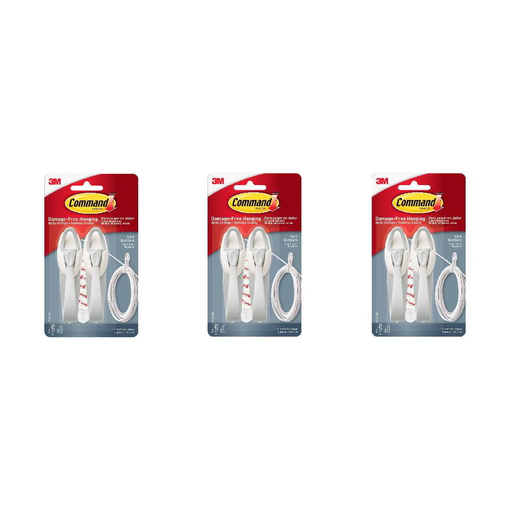 3M Command Cord Cable Bundlers Organizer Damage Free Adhesive Hook 3 3M Command Cord Cable Bundlers Organizer Damage Free Adhesive Hook 3