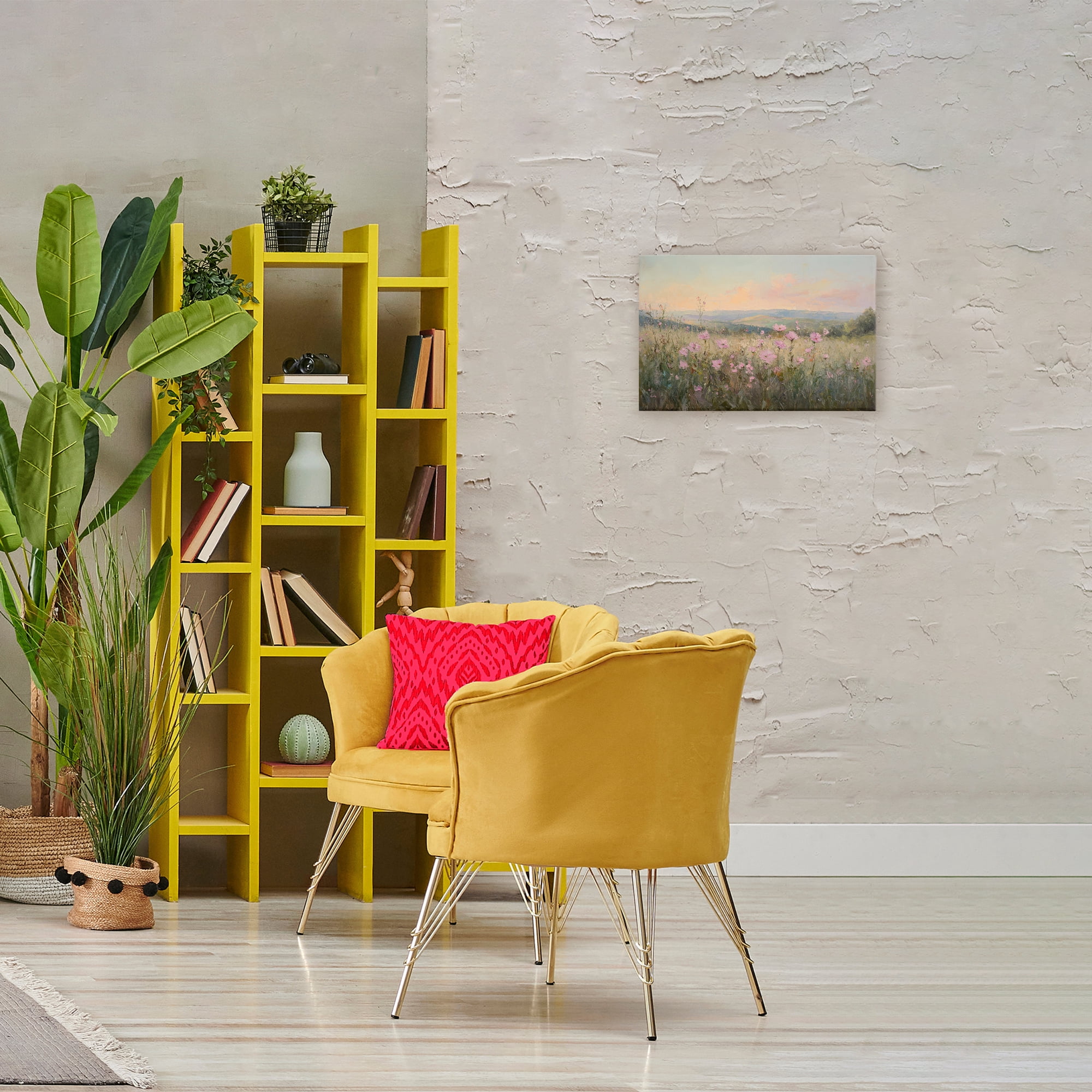 Stupell Industries Tranquil Meadow At Dawn Canvas Wall Art, design by Petal Prints Design