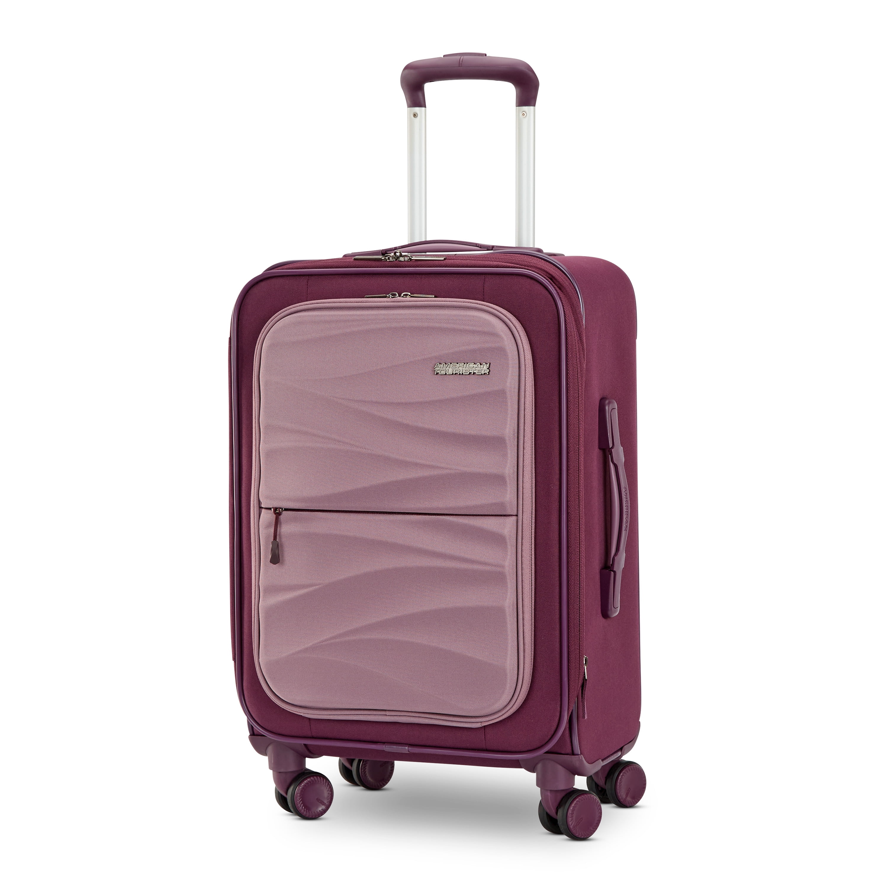 American Tourister Cascade Softside 20" Carryon Spinner Luggage, Fig