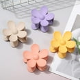 thumbnail image 6 of Flower Cute Hair Claw Clips - 4Pcs Flower Hair Clip Nonslip Strong Hold Hair 3 Inch Matte Small Flowers Claw Clips for Women and Girls, 6 of 14