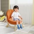 thumbnail image 2 of Rolling Stool Backrest Portable Mini Shoe Stools Mobile Leather Industrial Wheels Salon Garage, 2 of 2