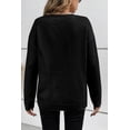 thumbnail image 3 of FOLUNSI Pull Tricoté Élégant : Imprimé Lettre à la Mode - Confortable et Tendance, 3 of 8