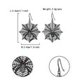 thumbnail image 3 of Gothic Style Halloween Animal Shaped Earrings Silver Jewelry for Women Accessories Halloween Events Fashion Statement, 3 of 7