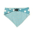thumbnail image 3 of Uptown Pups Reversible Bandana Classic (Medium, Baby Blue Houndstooth), 3 of 7