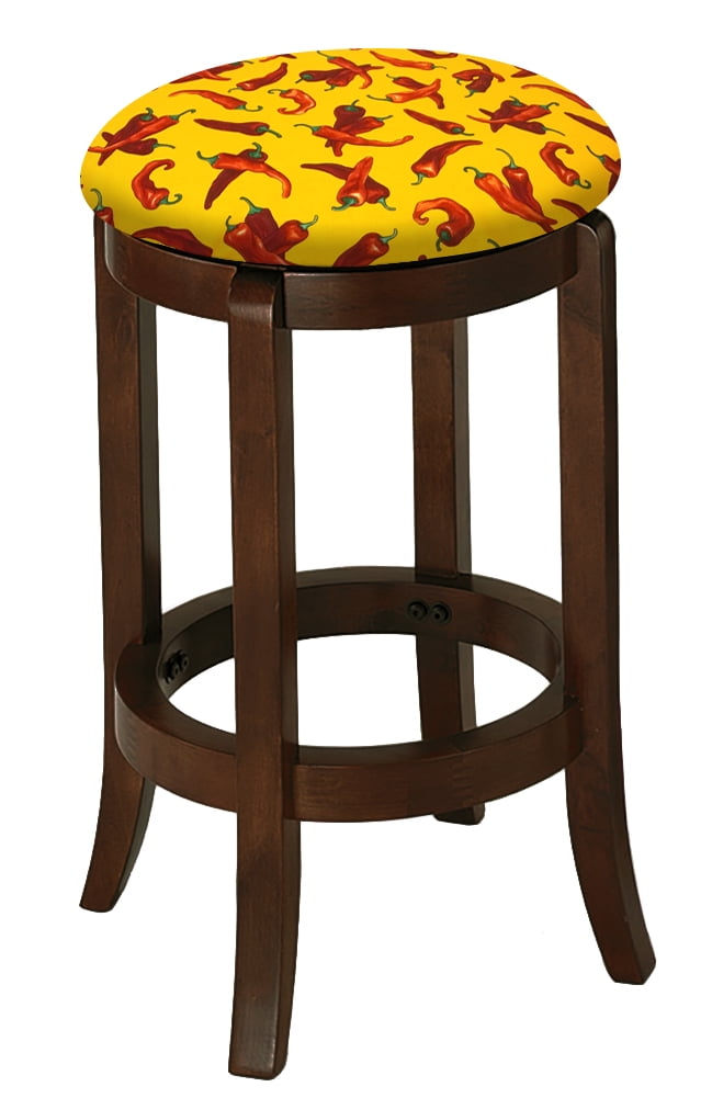 The Furniture King Wood Bar Stool Espresso Finish 24" Tall Kitchen Game
