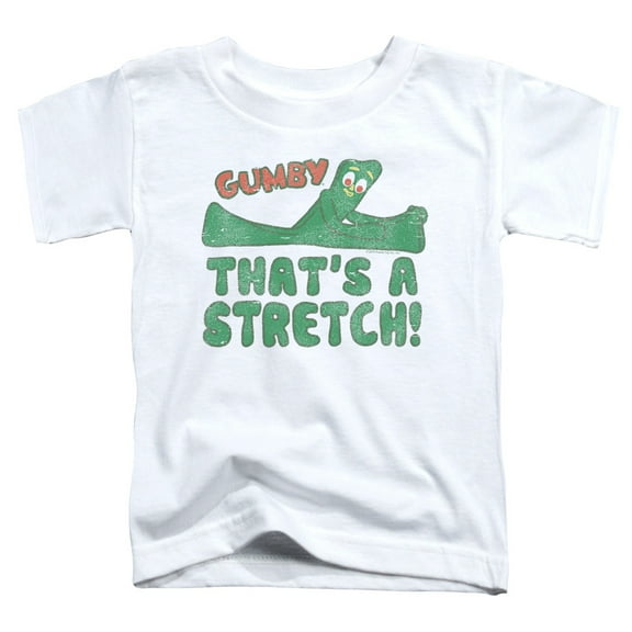 Gumby That’S A Stretch S/S Toddler T-Shirt White