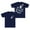 Navy Blue, variant on Peso Pluma Exodo Logo T-shirts Rapper 2024 Tour Merch Tee Women Men Fashion HipHop Crewneck Short Sleeve