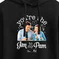 thumbnail image 3 of The Office - Jim To My Pam - Juniors Cropped Pullover Hoodie, 3 of 5