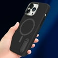 thumbnail image 6 of Elehold Slim Case for iPhone 14 Pro Max Clear Anti-Yellowing with Hidden Bracket Kickstand Heavy Duty Compatible with MagSafe Full Body Protective Shockproof Case For iPhone 14 Pro Max,Black, 6 of 7