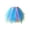 Light Blue, variant on LNZGNM Mardi Gras Rainbow Tutu for Girls Elastic Above Knee Skirt Vintage Outfits for Parade 7-13 Years, Blue