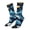 White, variant on Playful Whales Underwater Scene Crew Socks for Men & Women, Breathable Casual Athletic Ankle Socks