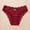 1-Wine, variant on Panties for Women Sexy Lace Trim Satin Low Rise Smooth Lingerie Briefs Casual No Show Breathable Hipster Underwear
