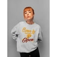thumbnail image 2 of Welcome Vibes - Open Sign Emoji Graphic Women's Sweatshirt, 2 of 4