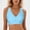 Light Blue, variant on MKLEKYY Plus Size Tankini Swimsuits for Women Women Lace Up Swimwear Tops Underwire Full Coverage Bikini Top Push Up Swim Crop Top Tie Back Bathing Suit Tops 1546