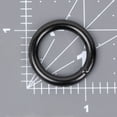 thumbnail image 3 of 25 - Country Brook Design® 3/4 inch Black Powder Coated Welded Heavy O-Rings, 3 of 4