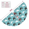 thumbnail image 3 of Cauagu 30" Christmas Tree Skirt Lovely Roosters Pattern Christmas Tree Decorations Tree Mat for Xmas Decorations Occasion Holiday Home Decor -30", 3 of 7