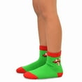 thumbnail image 5 of TeeHee Christmas Kids Cotton Fun Crew Socks 3-Pair Pack (9-10 Years, Reindeer Tree and Candy Cane), 5 of 5