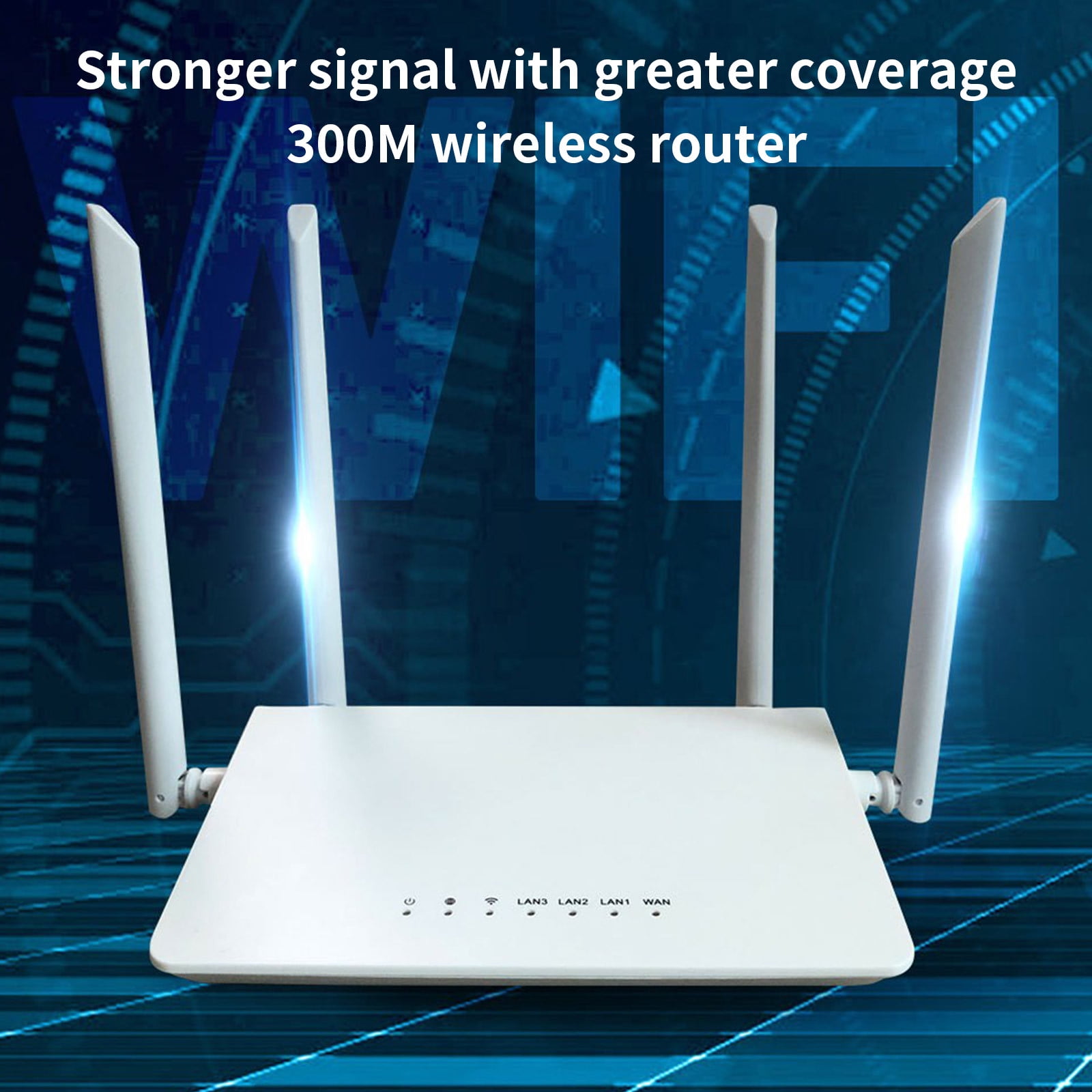 Staron under $5! Wireless Router, 300Mbps WiFi Router with Wall Penetration, Home Network Router for Secure Internet Connection