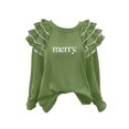 thumbnail image 1 of Écharpes pour Femmes Châle pour Femmes Décontracté Col Rond Couleur Unie Ample Manches Longues Chandails en Molleton Sans Capuche, 1 of 7