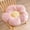 Pink, variant on Fruit Flower Chair Cushion for Office Sofa Bay Window Seat Pad