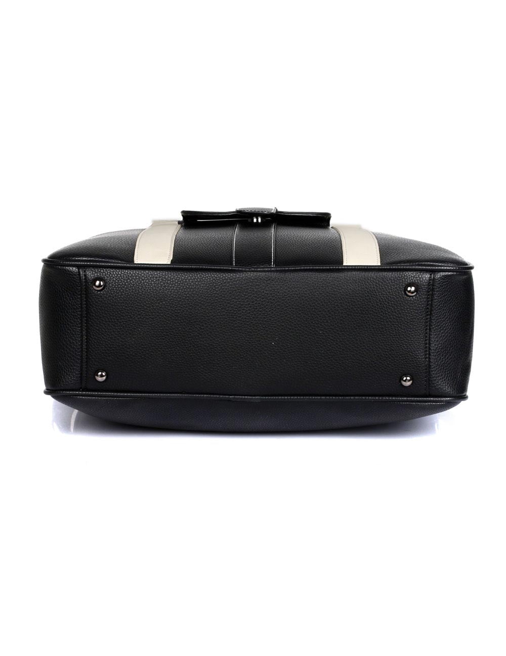 Karla Hanson Men's Professional & Travel Briefcase - Black /White