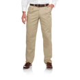thumbnail image 1 of JUNWELL Men‘s and Big Men‘s Wrinkle Resistant Pleated Twill Pants, 1 of 5