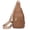 Khaki, variant on ibiyuan Sling Bag for Men and Women Minimalist Daily Shoulder Bag for Women, Durable Leatherette Exterior Spacious Interior Elegant Everyday Crossbody Purse