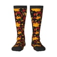 thumbnail image 1 of Fotbe Autumn Maple Leaves A Calcetas Divertidas Estampadas para Hombre y Mujer, Calcetas de Algodón hasta la Rodilla para Caminar, Correr, Enfermería y Embarazo, 1 of 6